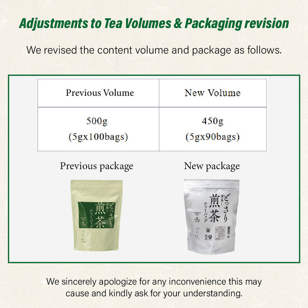Value pack] Sencha Green Tea 100 Teabags from Shizuoka, Japan