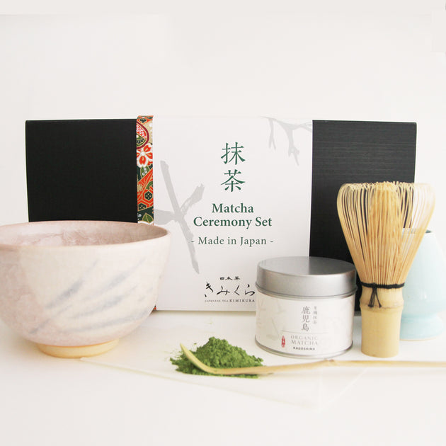  Pink Japanese Matcha Tea Set of 7 Ceremony Matcha Kit