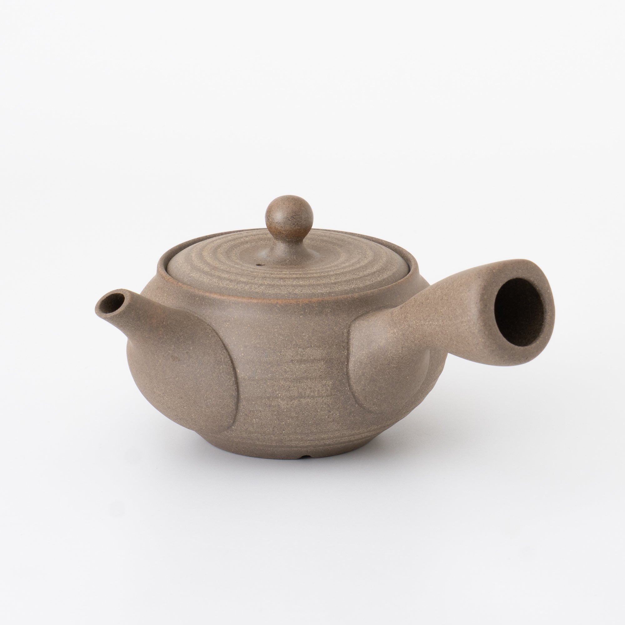 Kyusu Teapot Tokoname Yaki -Earth Beige [Fine mesh filter]