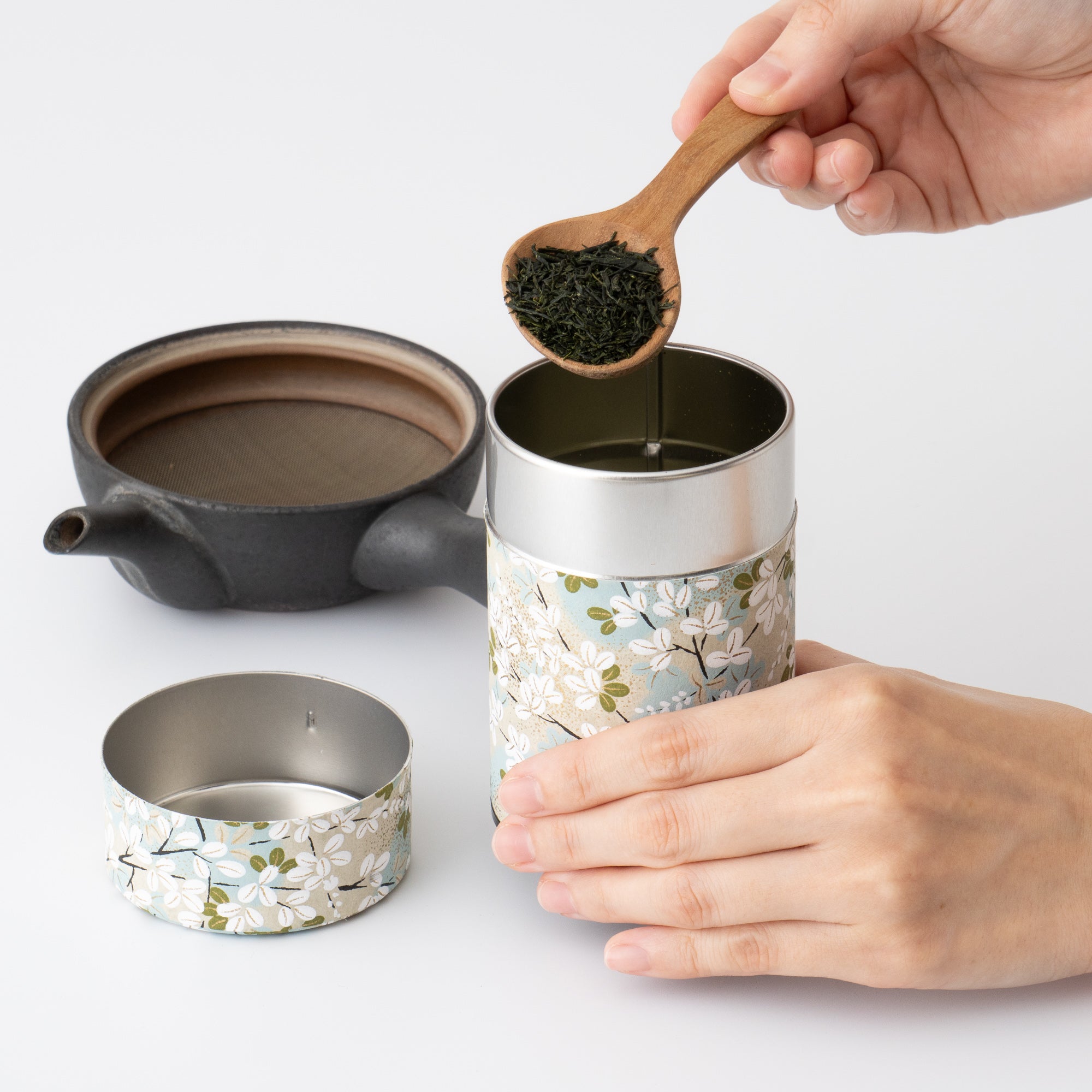 Japanese Tea caddy [Natural Tree] Small