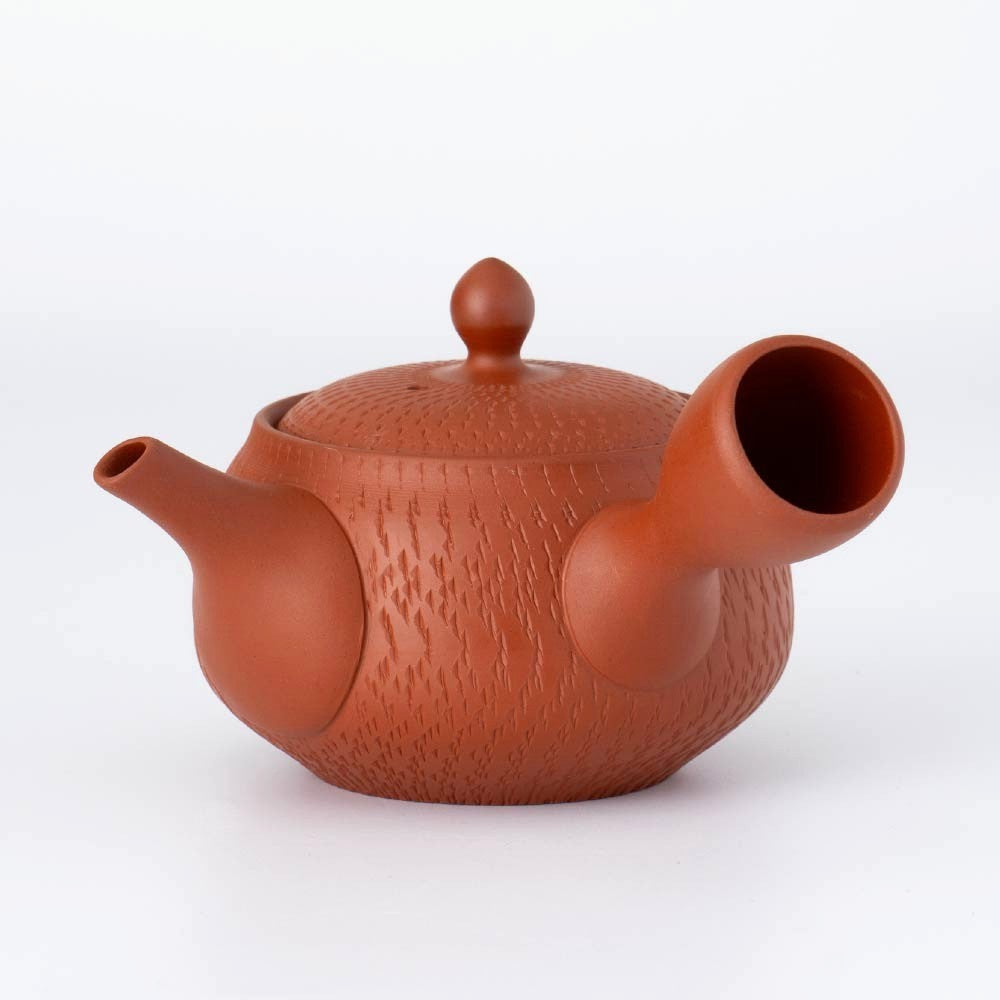 Kyusu Teapot - Tokoname Yaki  [Wrap-around mesh filter]