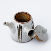Kyusu Teapot - Tokoname Yaki [Brush line]