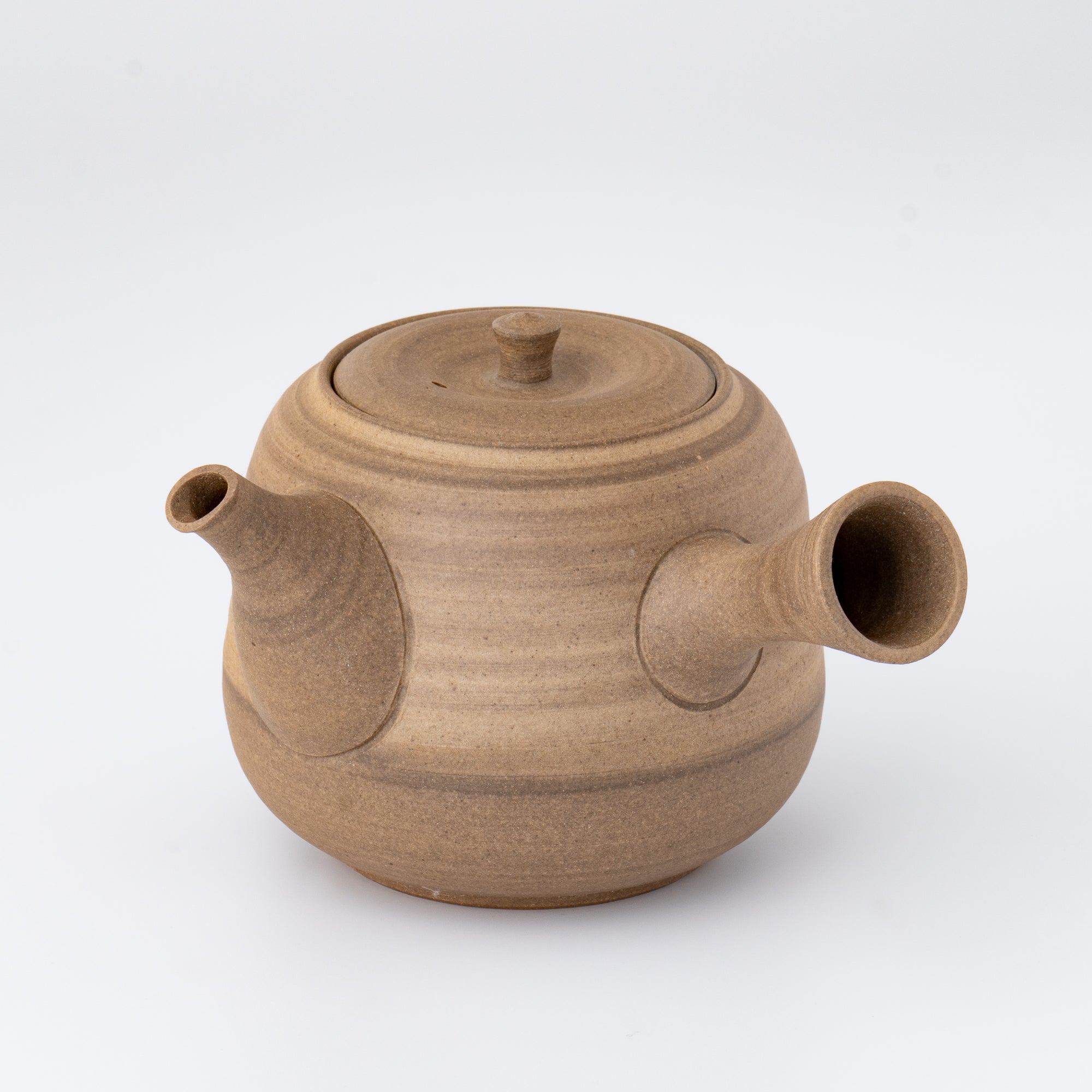 Kyusu Teapot - Tokoname Yaki [Beige color]