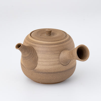Kyusu Teapot - Tokoname Yaki [Beige color]
