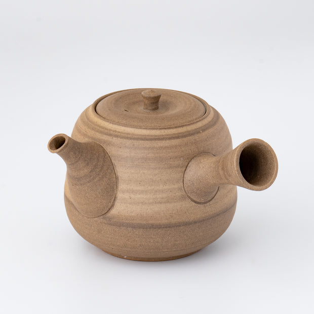 Kyusu Teapot - Tokoname Yaki [Beige color]