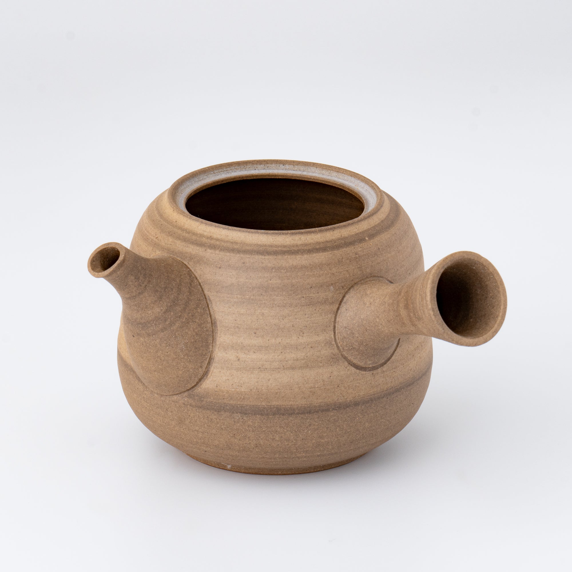 Kyusu Teapot - Tokoname Yaki [Beige color]