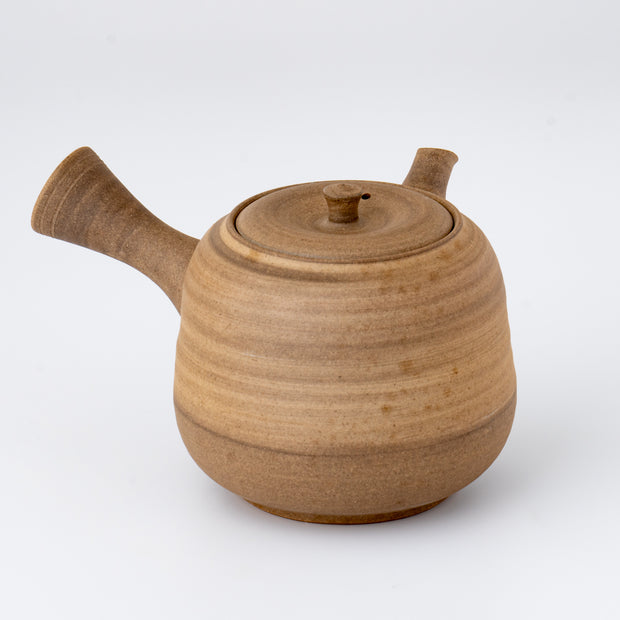 Kyusu Teapot - Tokoname Yaki [Beige color]