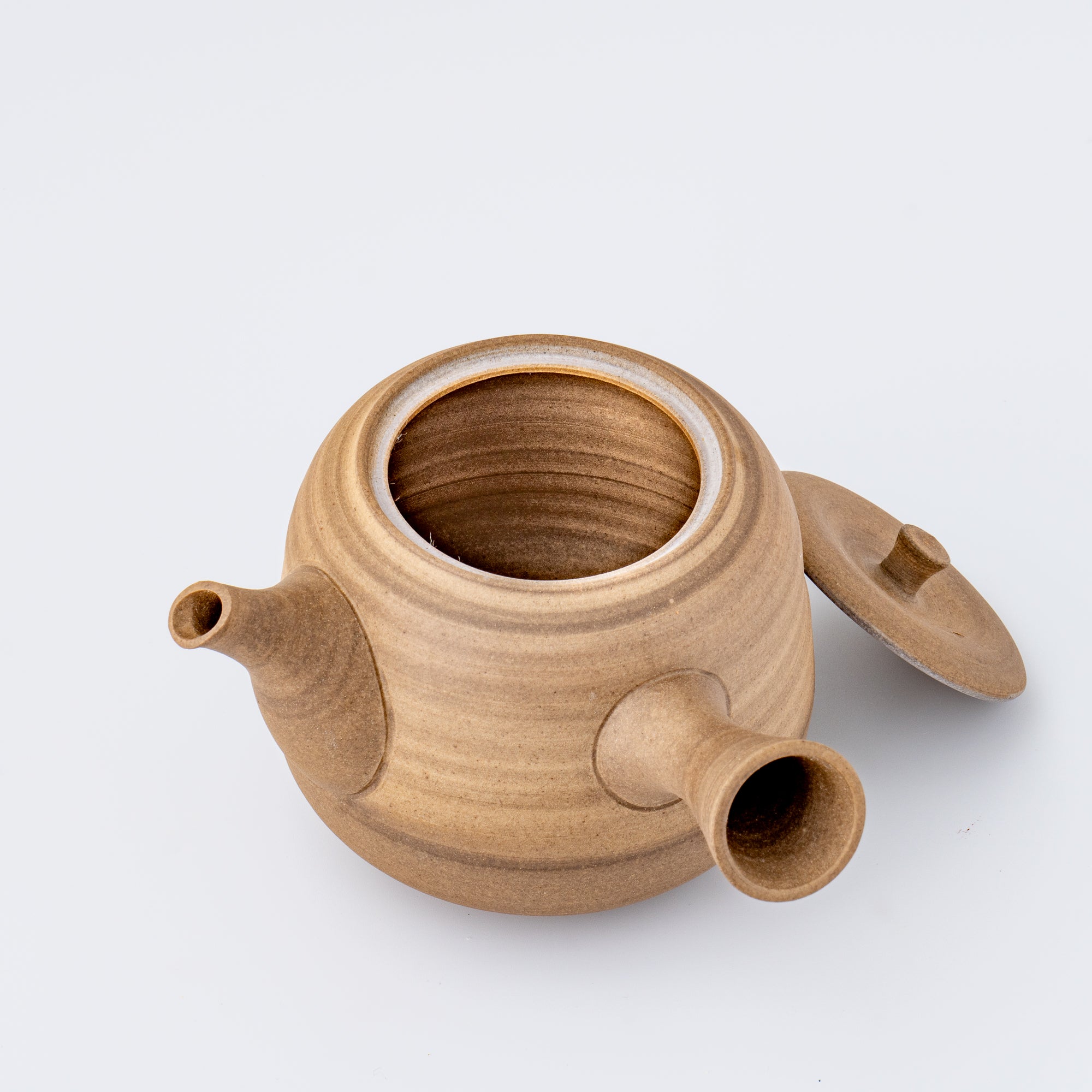 Kyusu Teapot - Tokoname Yaki [Beige color]