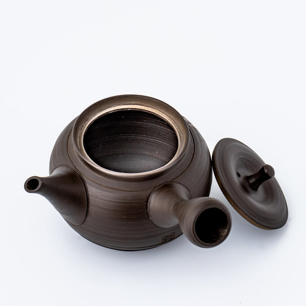 Kyusu Teapot -Tokoname Yaki [Japanese Maple]