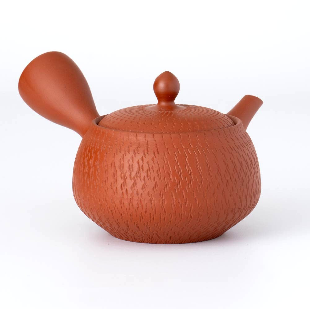 Kyusu Teapot - Tokoname Yaki  [Wrap-around mesh filter]