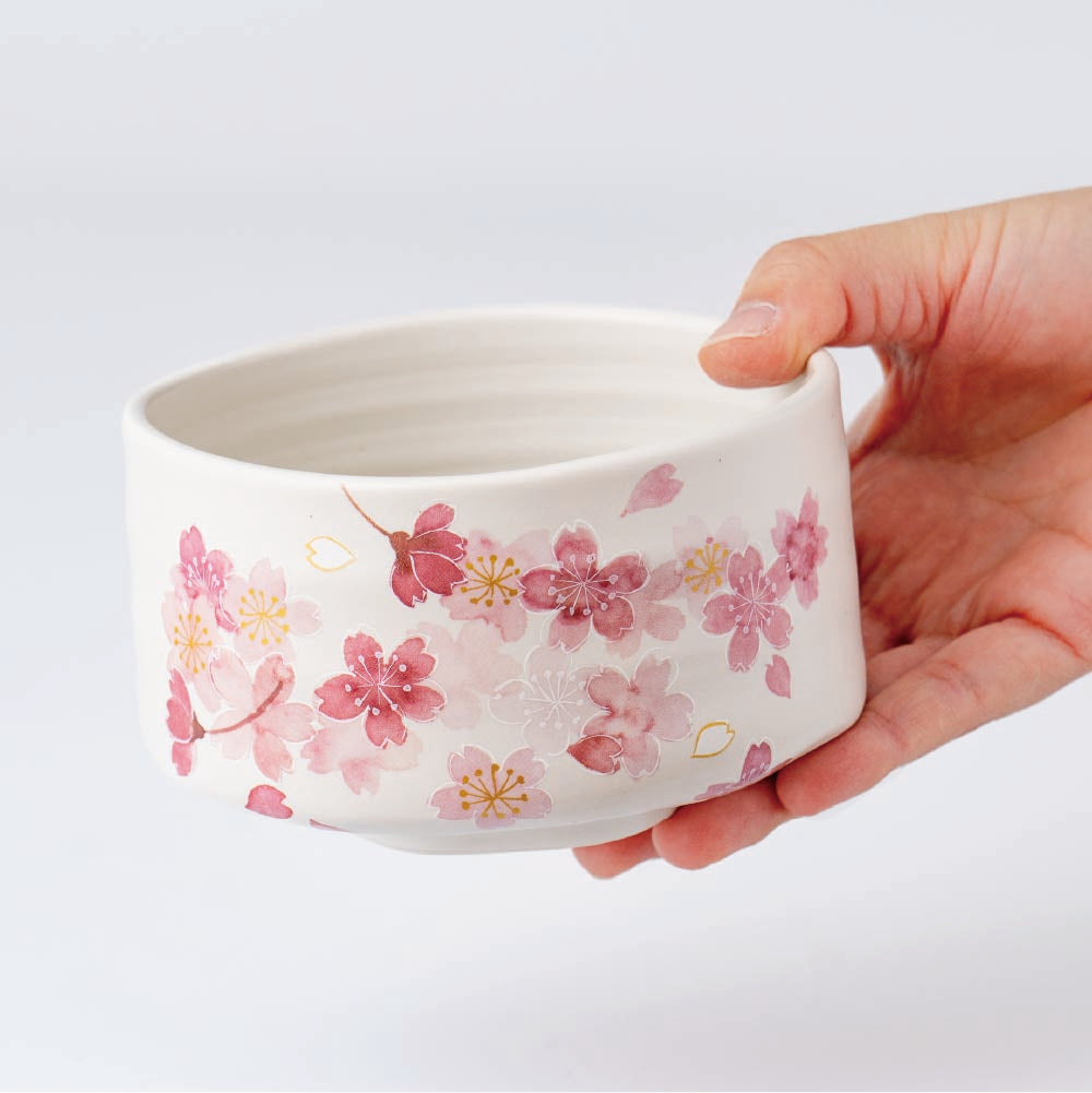 Matcha Tea bowl Chawan - 桜霞 Sakura