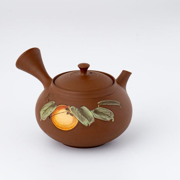 Kyusu Teapot - Tokoname Yaki [Japanese Persimmon]