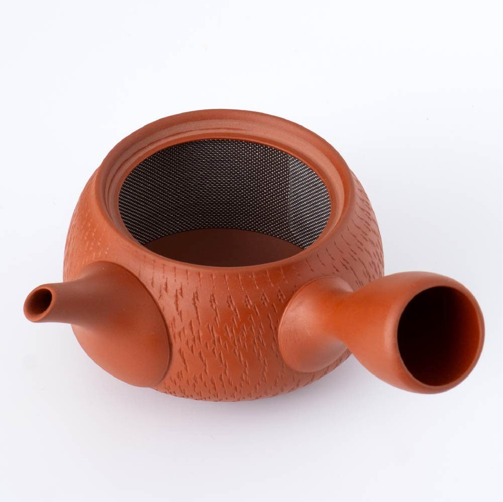 Kyusu Teapot - Tokoname Yaki  [Wrap-around mesh filter]