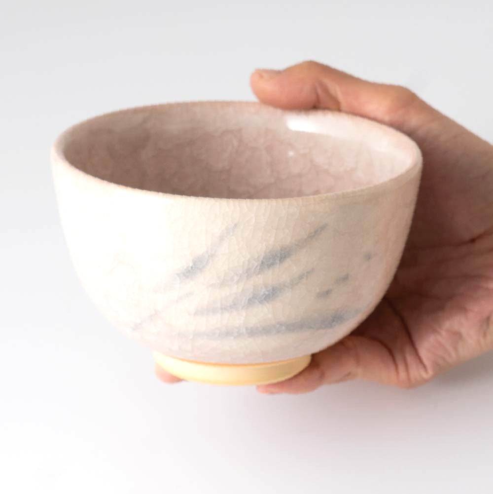 Matcha Tea bowl Chawan -Warm pink