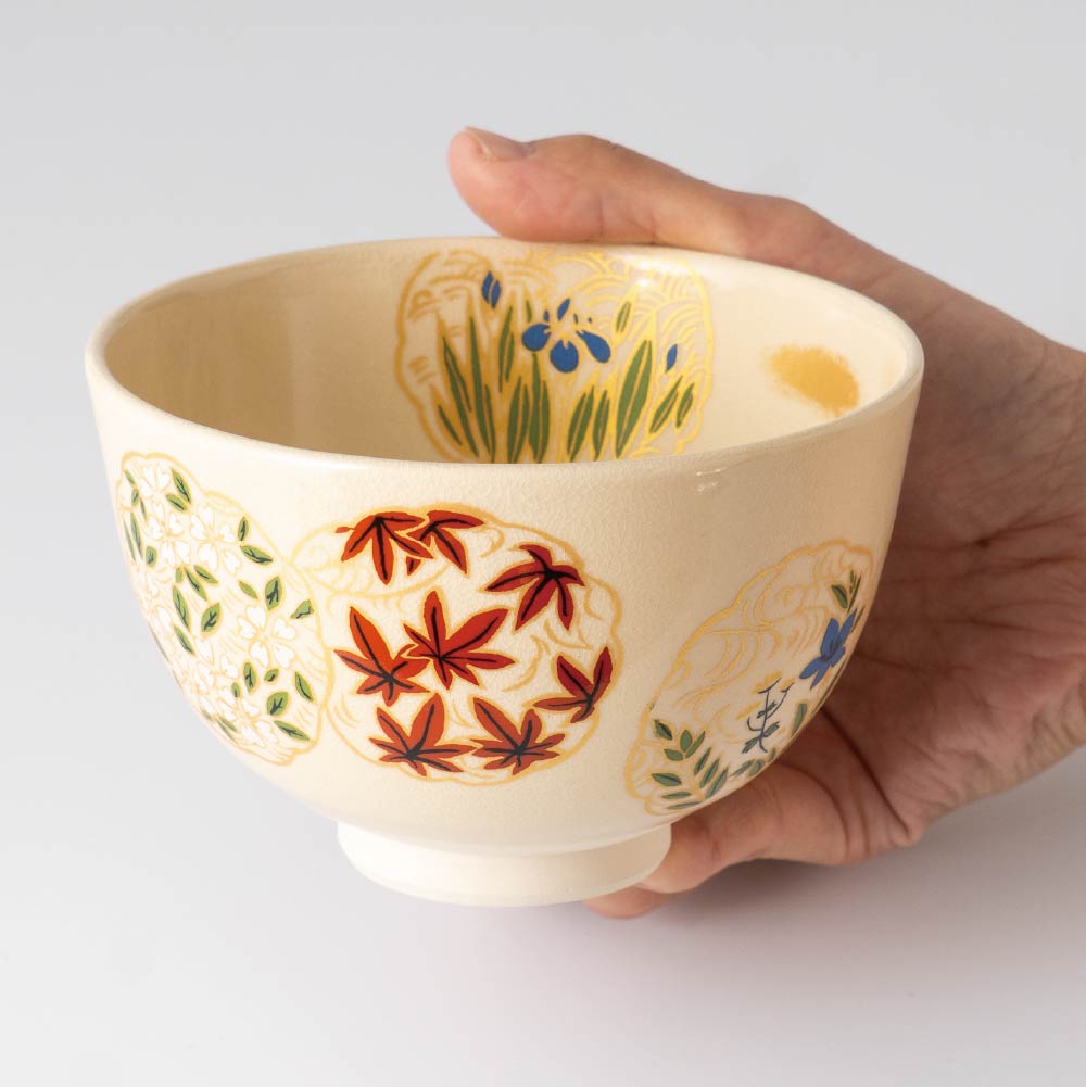 Matcha Tea bowl Chawan [Flower]