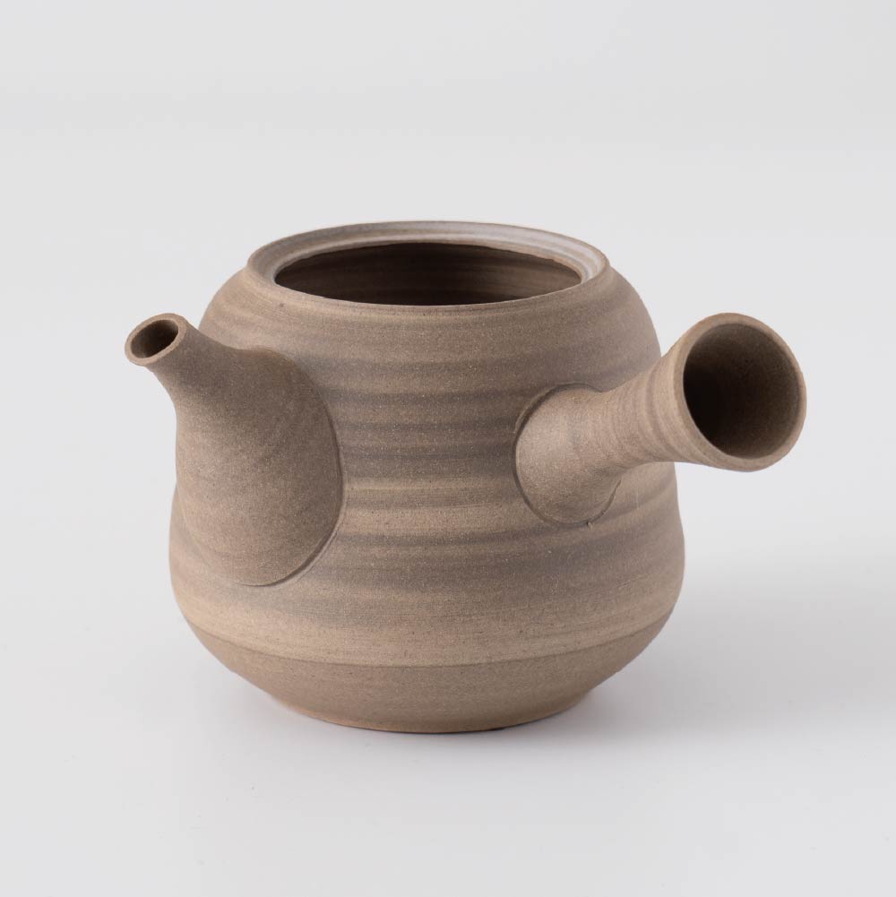 Kyusu Teapot - Tokoname Yaki [Beige color]