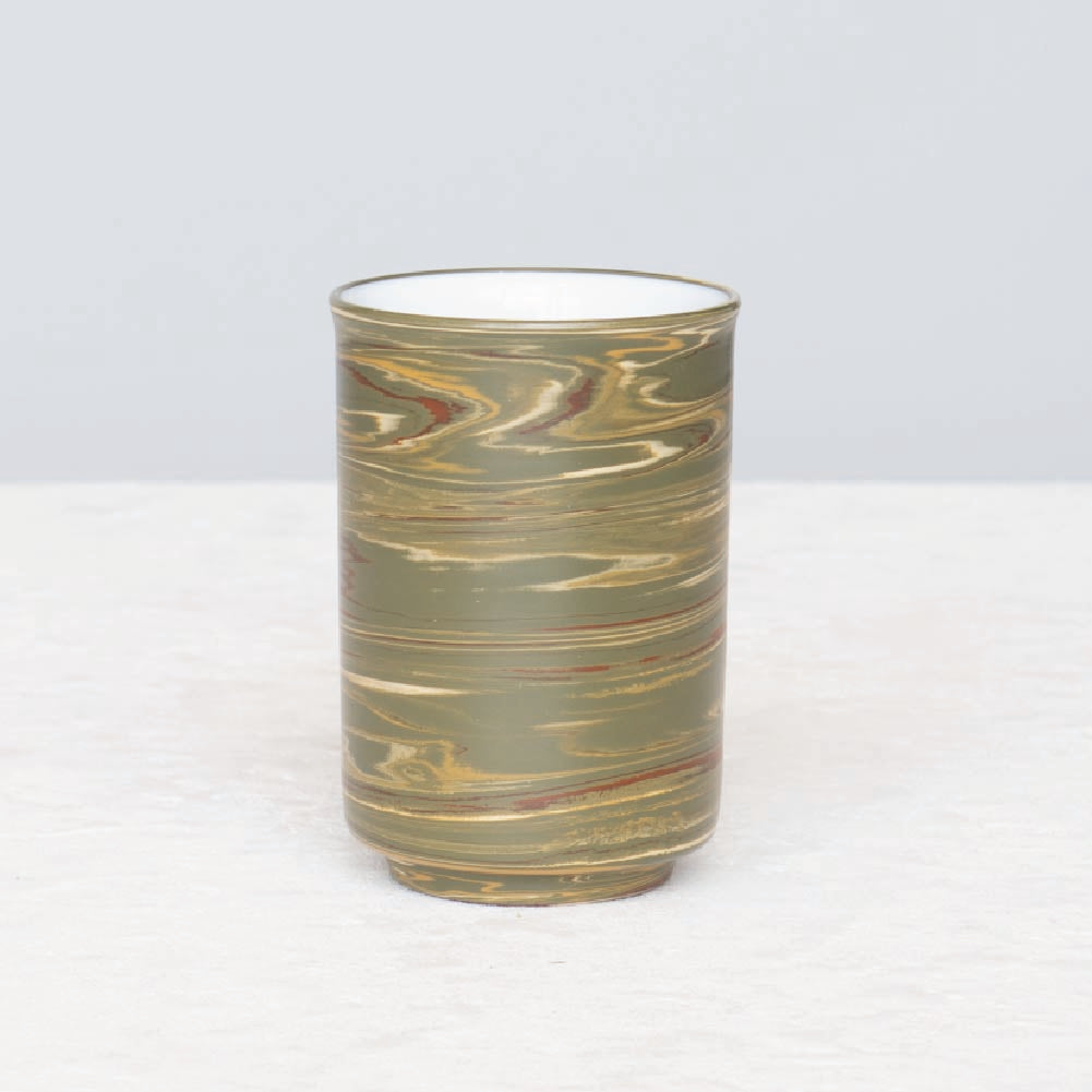 Antique Yunomi Teacup [Colored Layers]