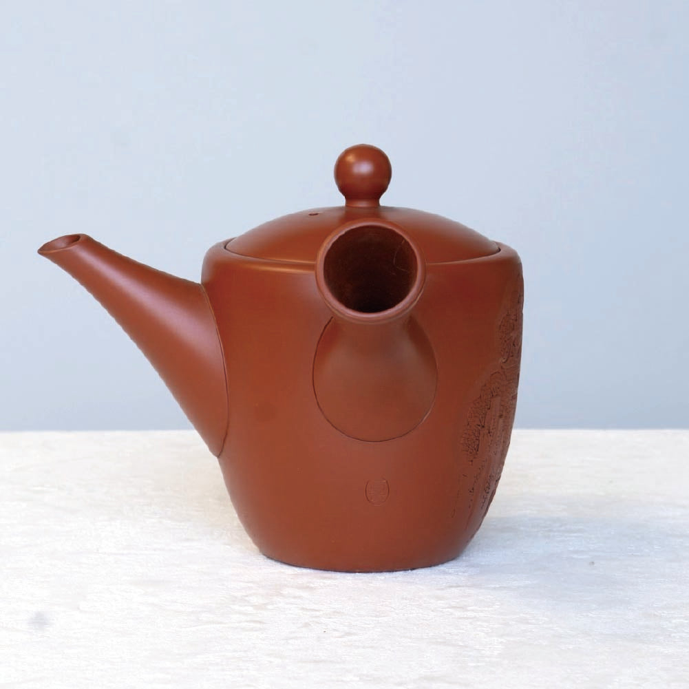 Antique Kyusu Teapot [山水画-Sansuiga]