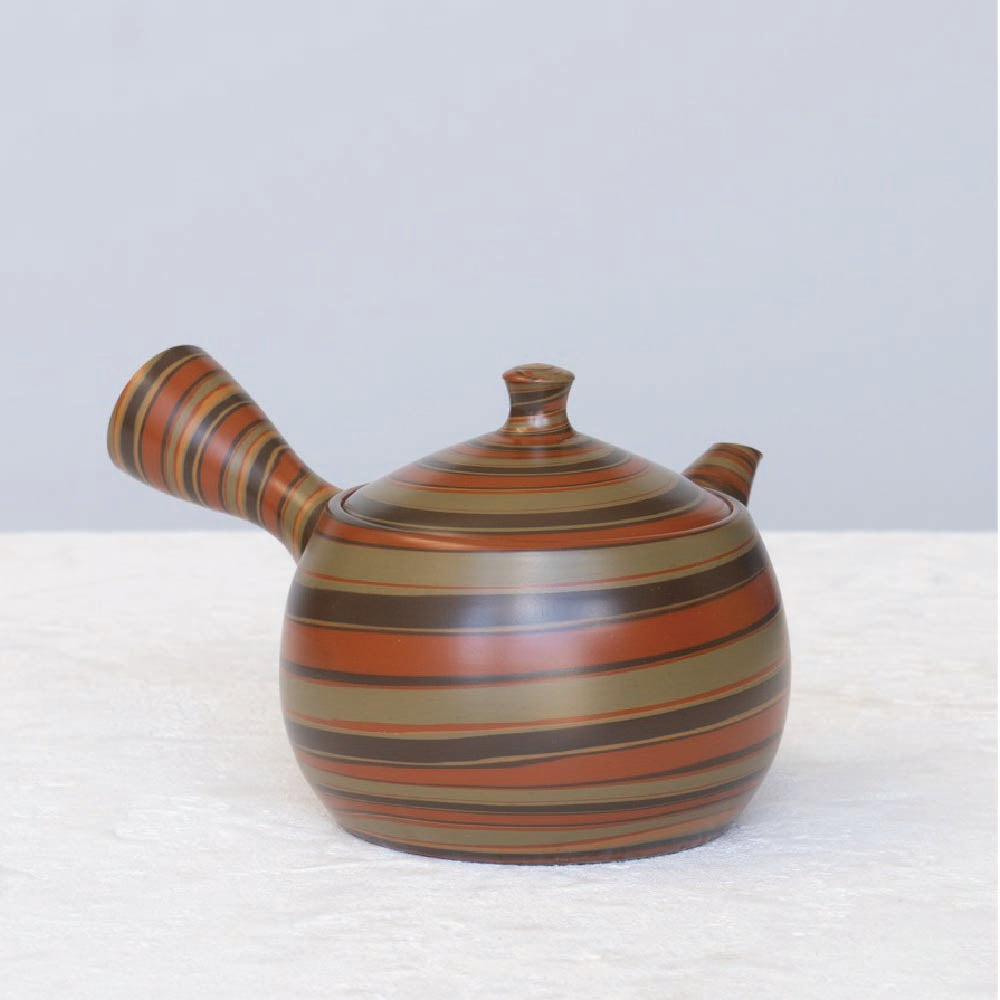 Antique Kyusu Teapot [Colored Layers]