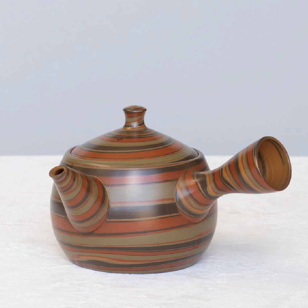 Antique Kyusu Teapot [Colored Layers]