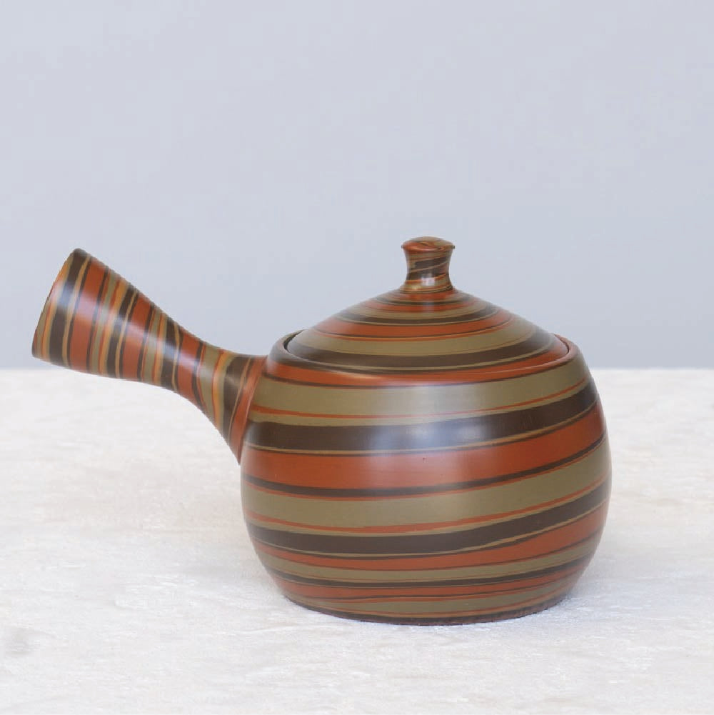 Antique Kyusu Teapot [Colored Layers]