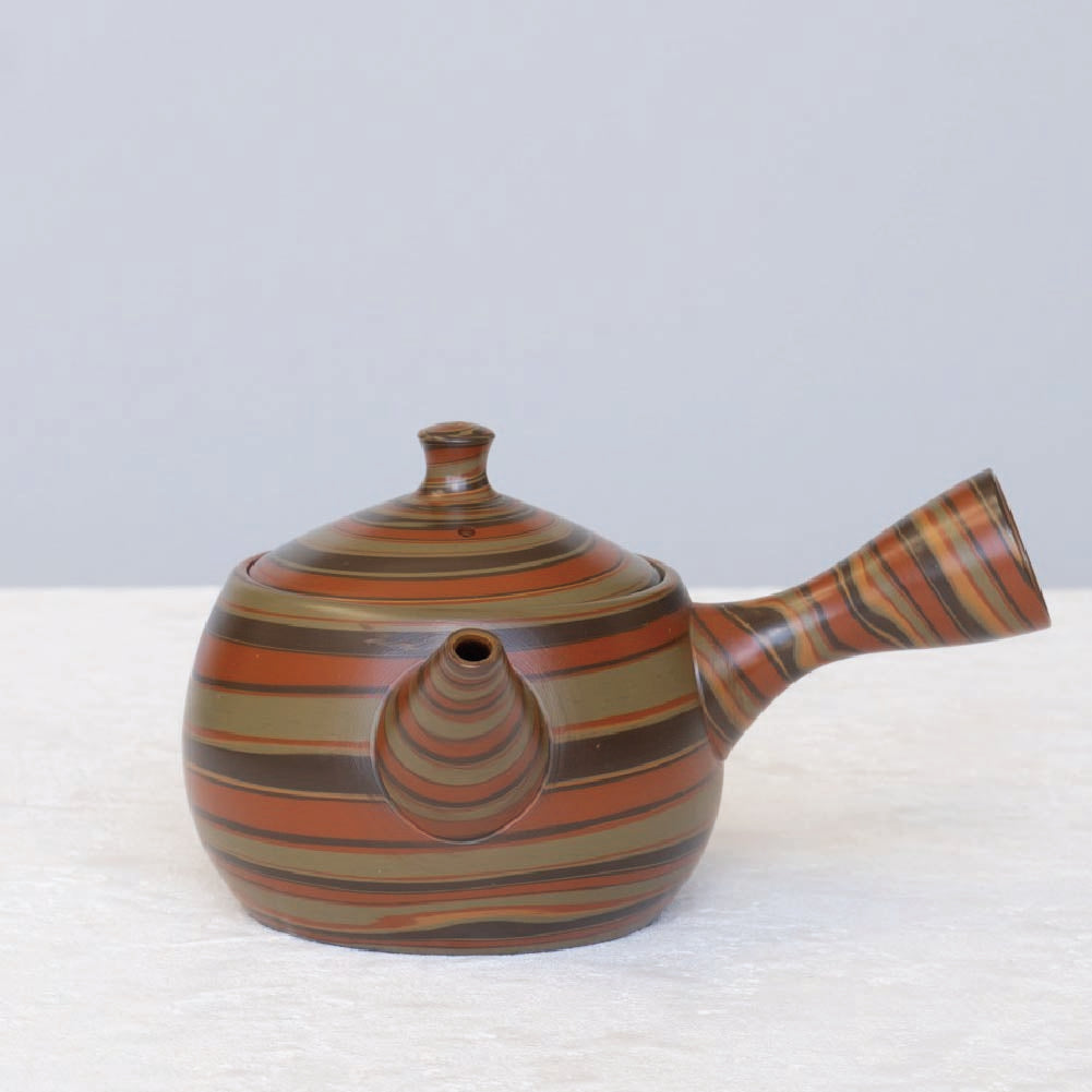 Antique Kyusu Teapot [Colored Layers]