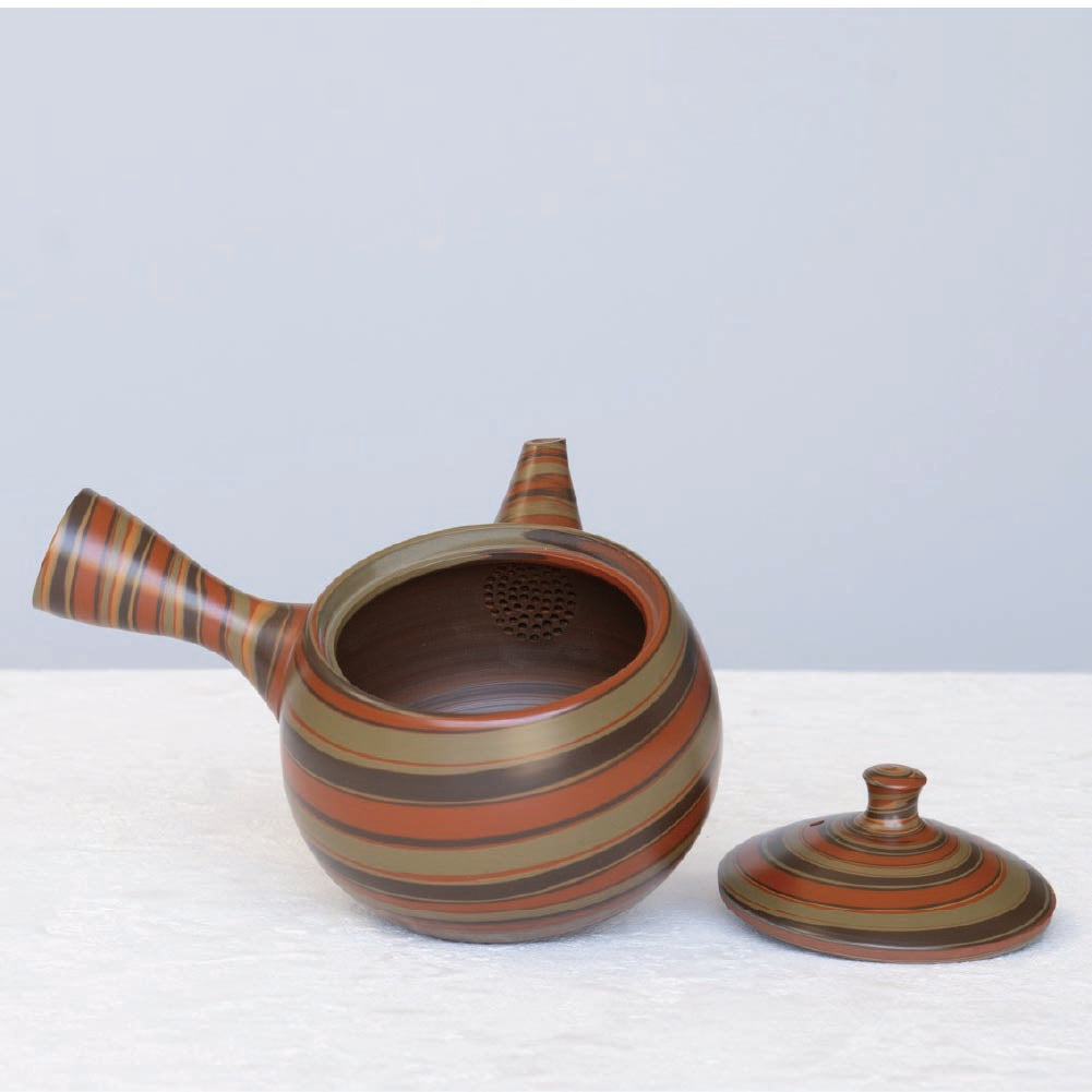 Antique Kyusu Teapot [Colored Layers]