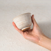 Japanese Yunomi teacup/sake cup set of 2 -Traditional pottery Hagiyaki