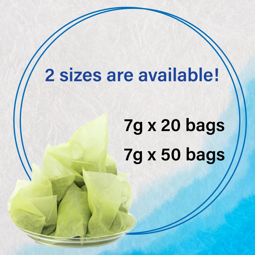 Cold-brew Sencha Green Tea with Matcha Teabags