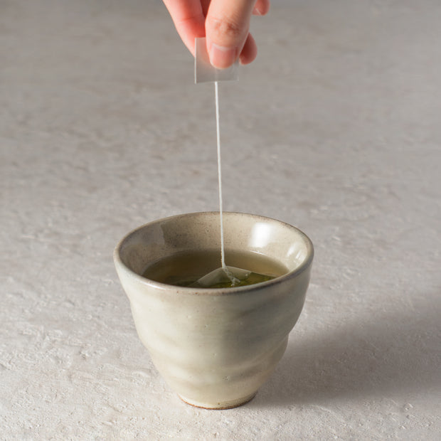 Japanese Yunomi Teacup -Greige