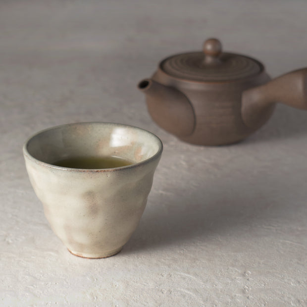 Japanese Yunomi Teacup -Greige