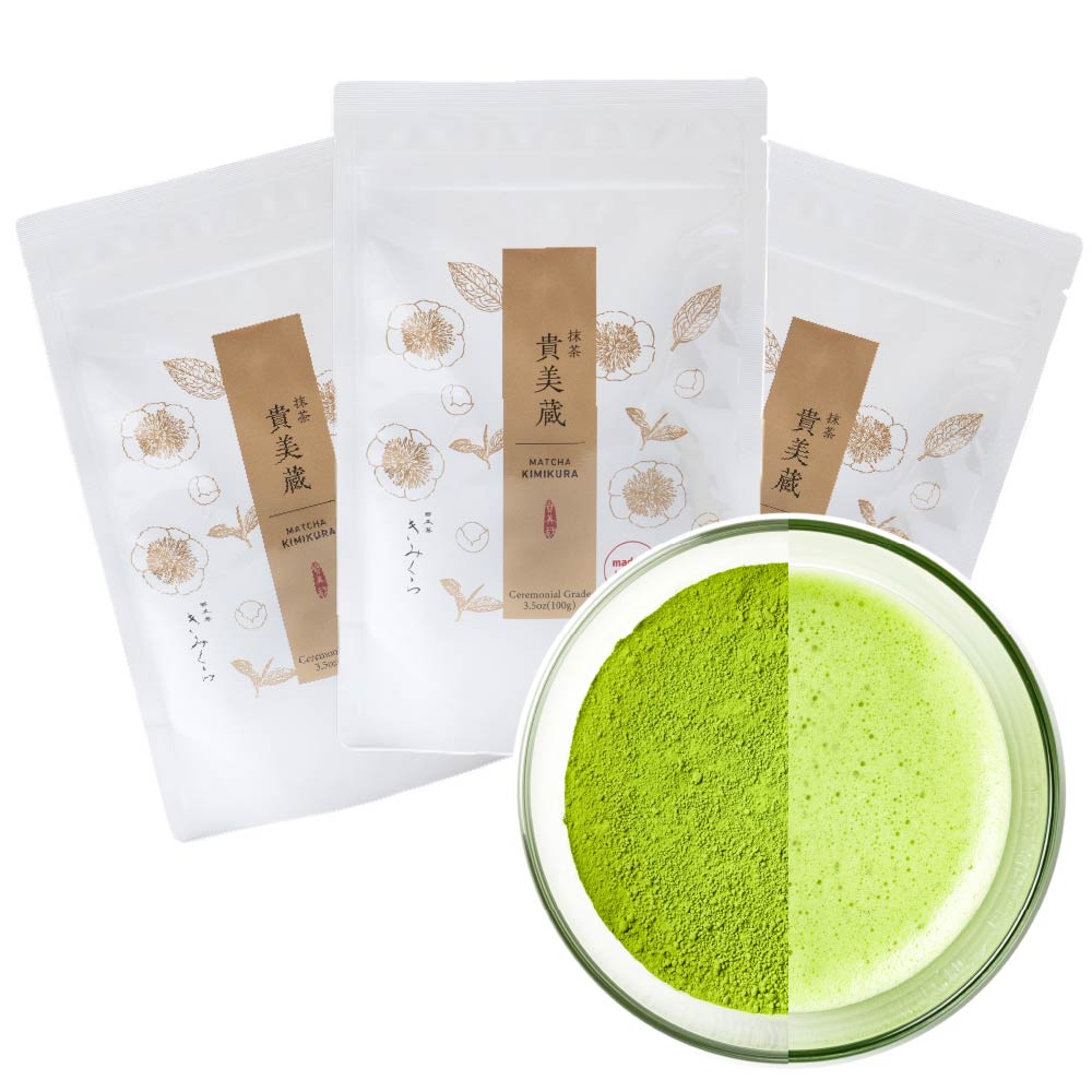 Kimikura 抹茶 粉末茶 Ceremonial Grade Matcha Green Tea Powder | KIMIKURA Japan-wide