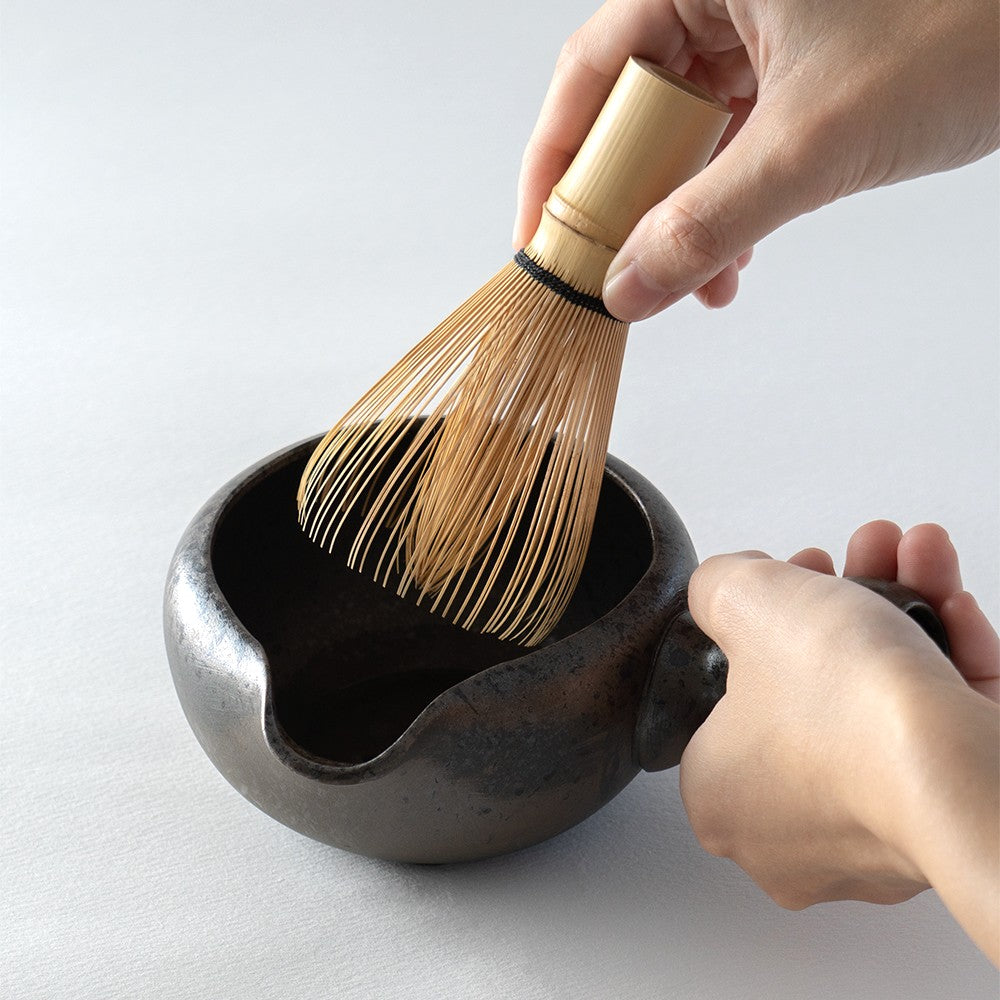 Yuzamashi / Matcha bowl [Dark Grey]