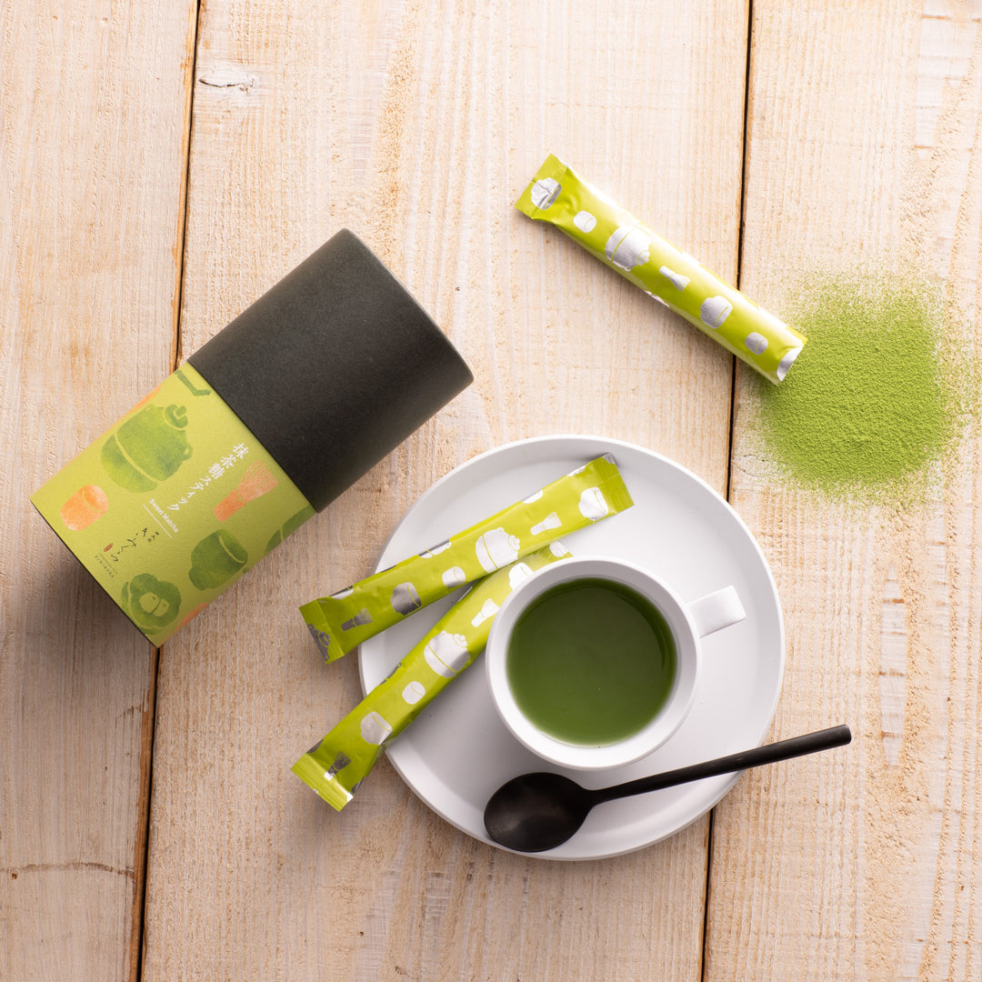 Instant Matcha Green Tea Sachet Sticks – Japanese Tea KIMIKURA