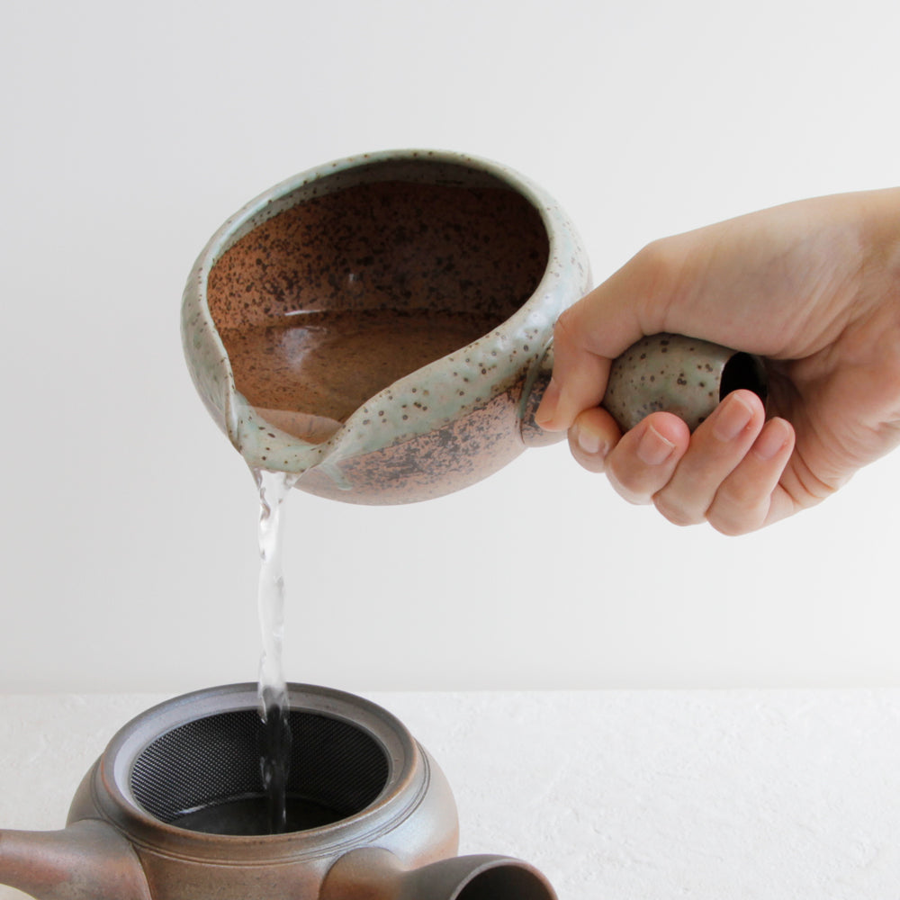 Yuzamashi / Matcha bowl [Ash glazed] Made in Japan | Japanese Tea