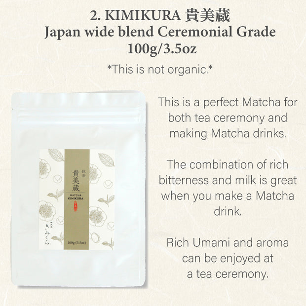 [Black Friday Exclusive] Assorted Japanese Tea Powders – Matcha (KAGOSHIMA/KIMIKURA), Hojicha, and Gift Wakocha