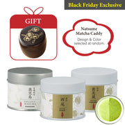 [Black Friday Exclusive] Assorted Ceremonial Matcha Green Tea with Gift Natsume Tea Caddy