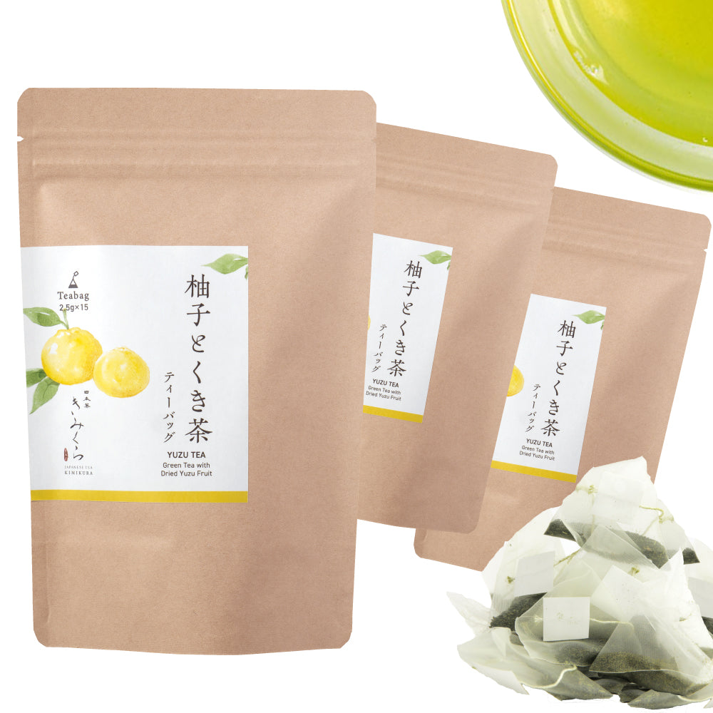 Yuzu Tea - Green Tea with Dried Yuzu Citrus 2.5g x 15 teabags