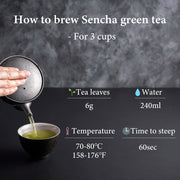 [2024 First Flush] Premium Sencha Green Tea from Shizuoka 70g/2.4oz