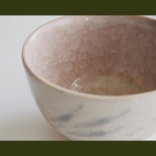 Matcha Tea bowl Chawan -Warm pink