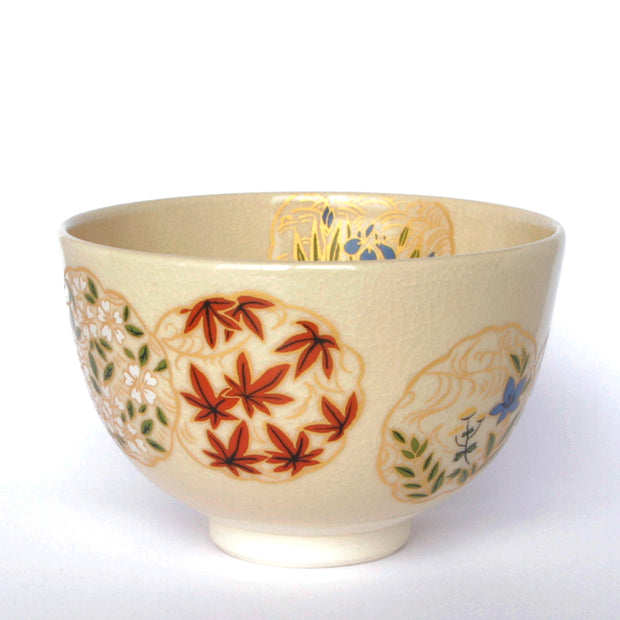 Matcha Tea bowl Chawan [Flower]