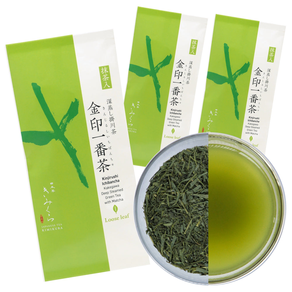 [Matcha Added] Kinjirushi Ichibancha -Deep Steamed Green tea