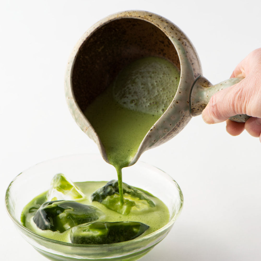 Yuzamashi Water Cooler / Matcha bowl [Ash glazed]